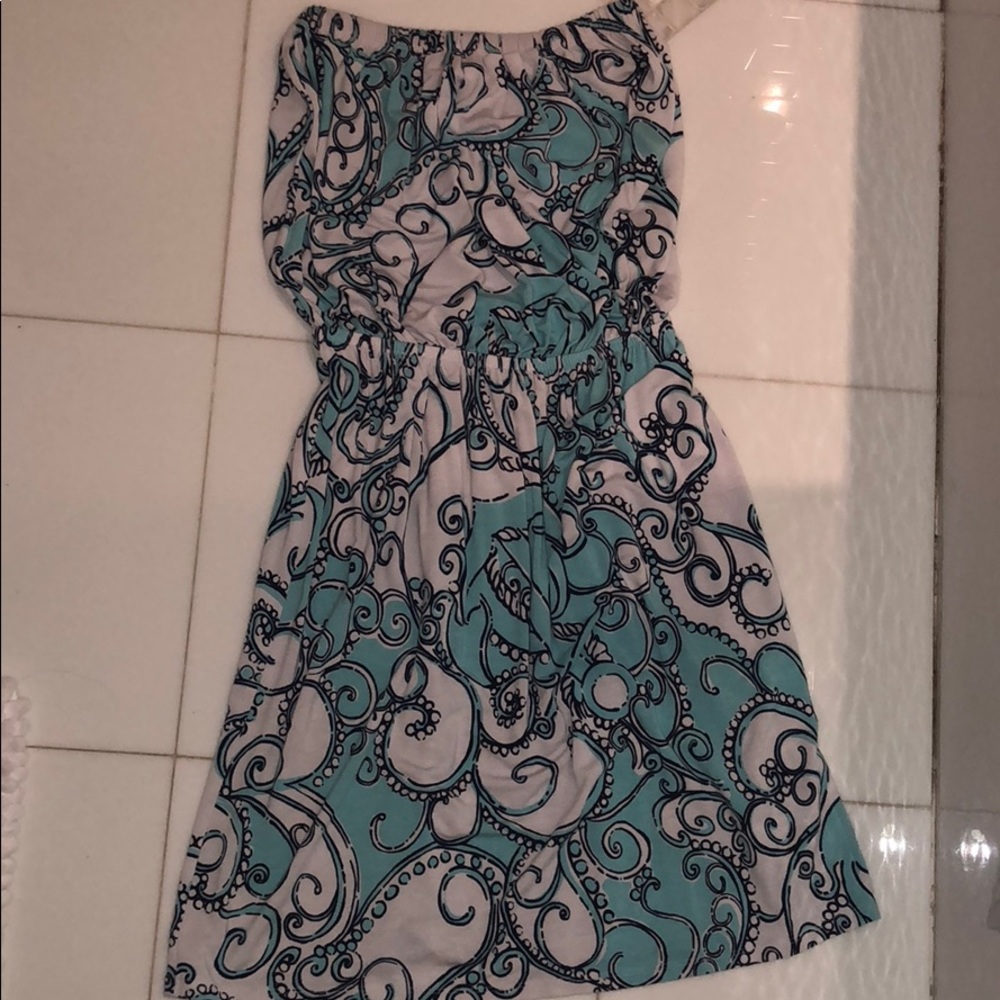 Lilly Pulitzer strapless dress